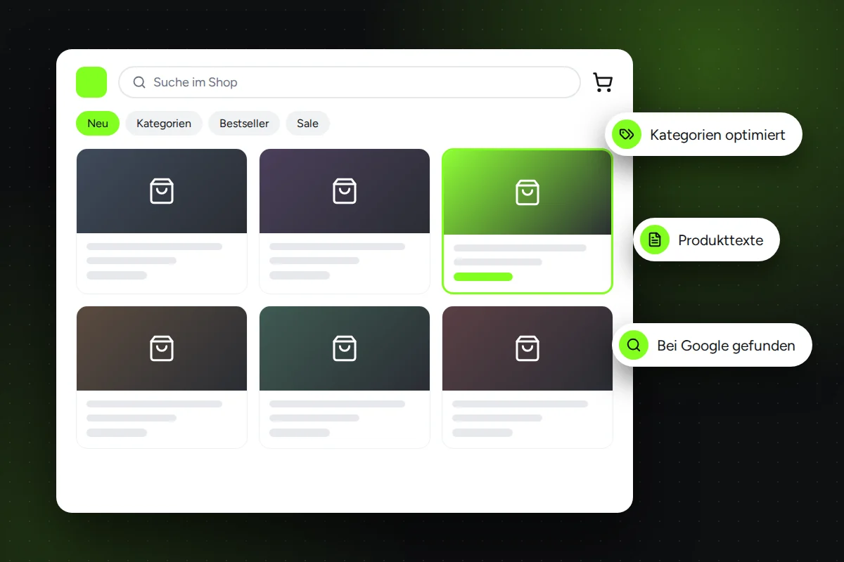 Shopify SEO: Onlineshop mit optimierten Kategorien und Produkttexten